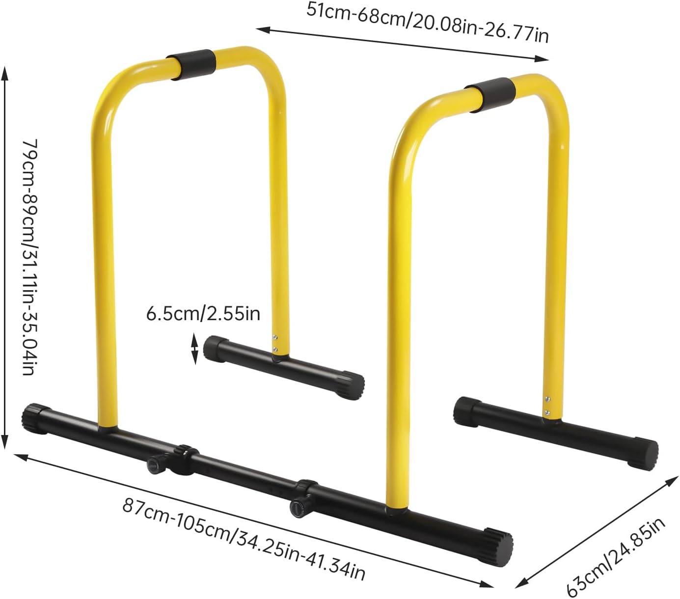 Adjustable Height & Length Dip Station B9202