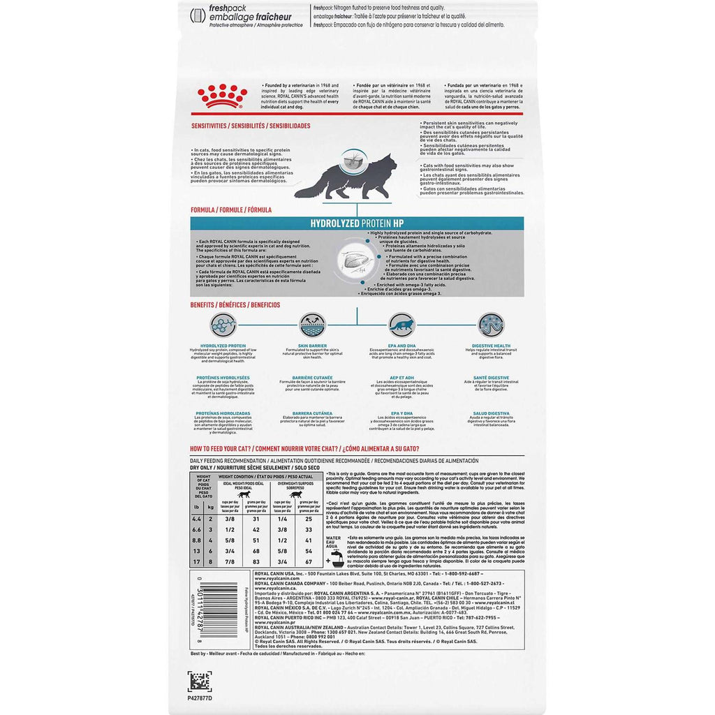 Hypoallergenic Hydrolized Protein Cat Dry Food M35746