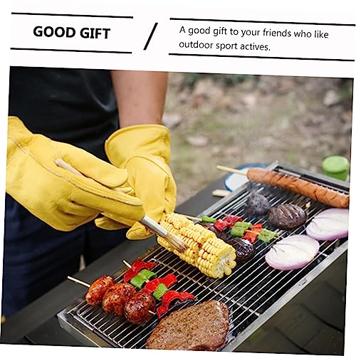 2 Pairs Gloves Grill Mitt Cooking Mitten R865