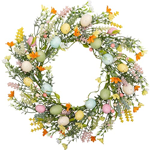 18 inch Artificial Easter Egg Wreath L985