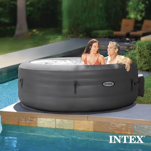 6 Person Inflatable Hot Tub with Built-in Pump and Cover W29735