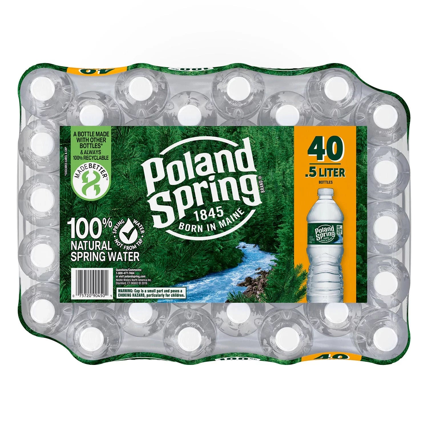 16.9 Fl Oz 40 Count Natural Spring Water I13481