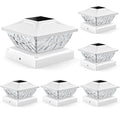12 Pack Solar Post Cap Lights for 4x4 4.5x4.5 5x5 Posts M6102