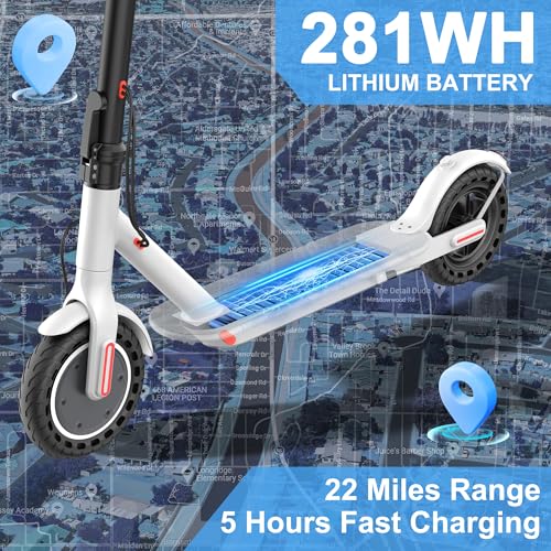 Foldable Motorized Scooter with 350/500W Motor and 8.5"/10" Tires Y337888
