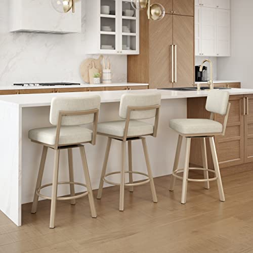 Shiny Charcoal Grey PVC Swivel Bar Stool F916