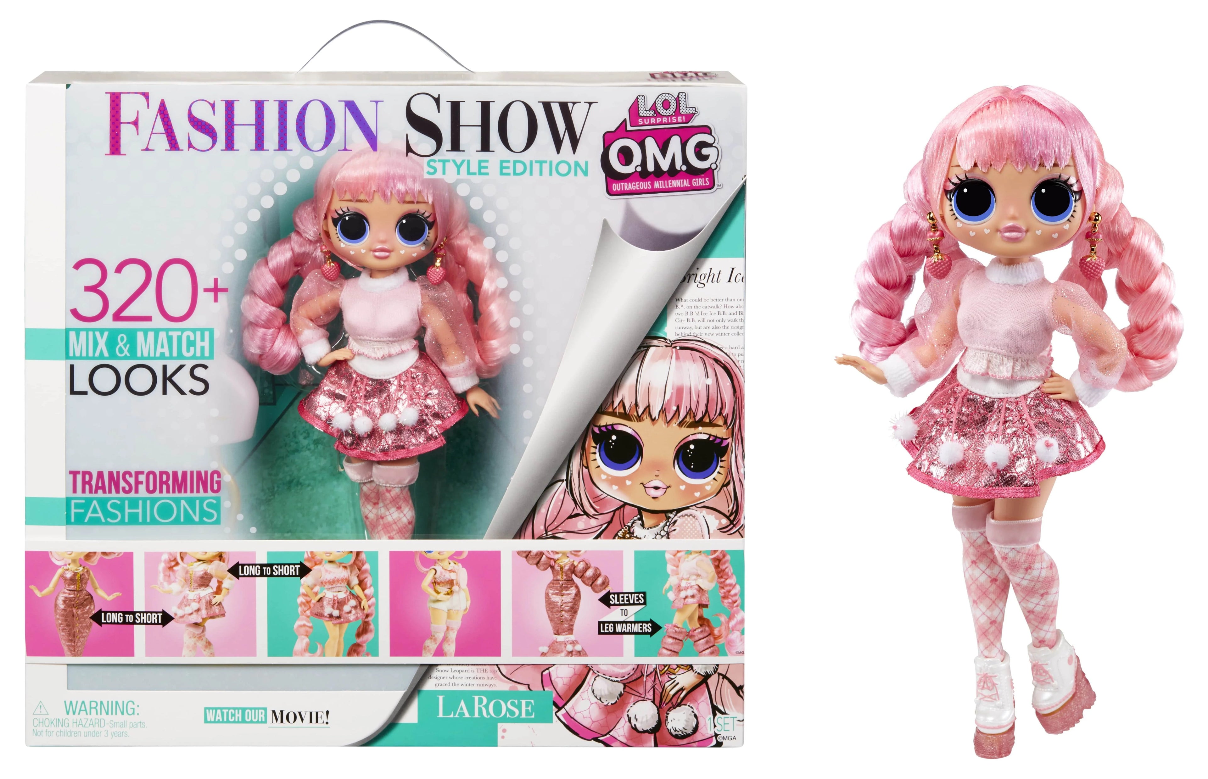 Fashion Doll with 320+ Fashion Looks K711
