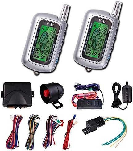 2 Way LCD Car Alarm System Pack of 2 B633
