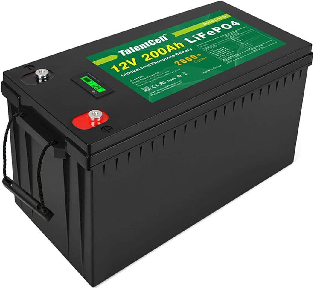 12V 200Ah Lithium Iron Phosphate Deep Cycle Battery Pack D83351