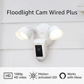 White Floodlight Cam with motion-activated 1080p HD video Y5903