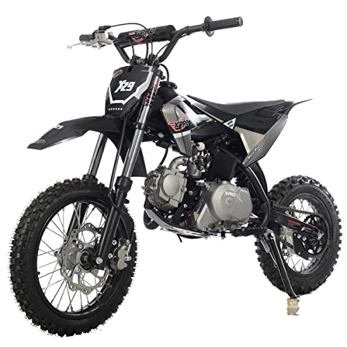110cc Dirt Bike with Automatic Transmission, Electric Start, 14"/12" Tires (Black) I733009