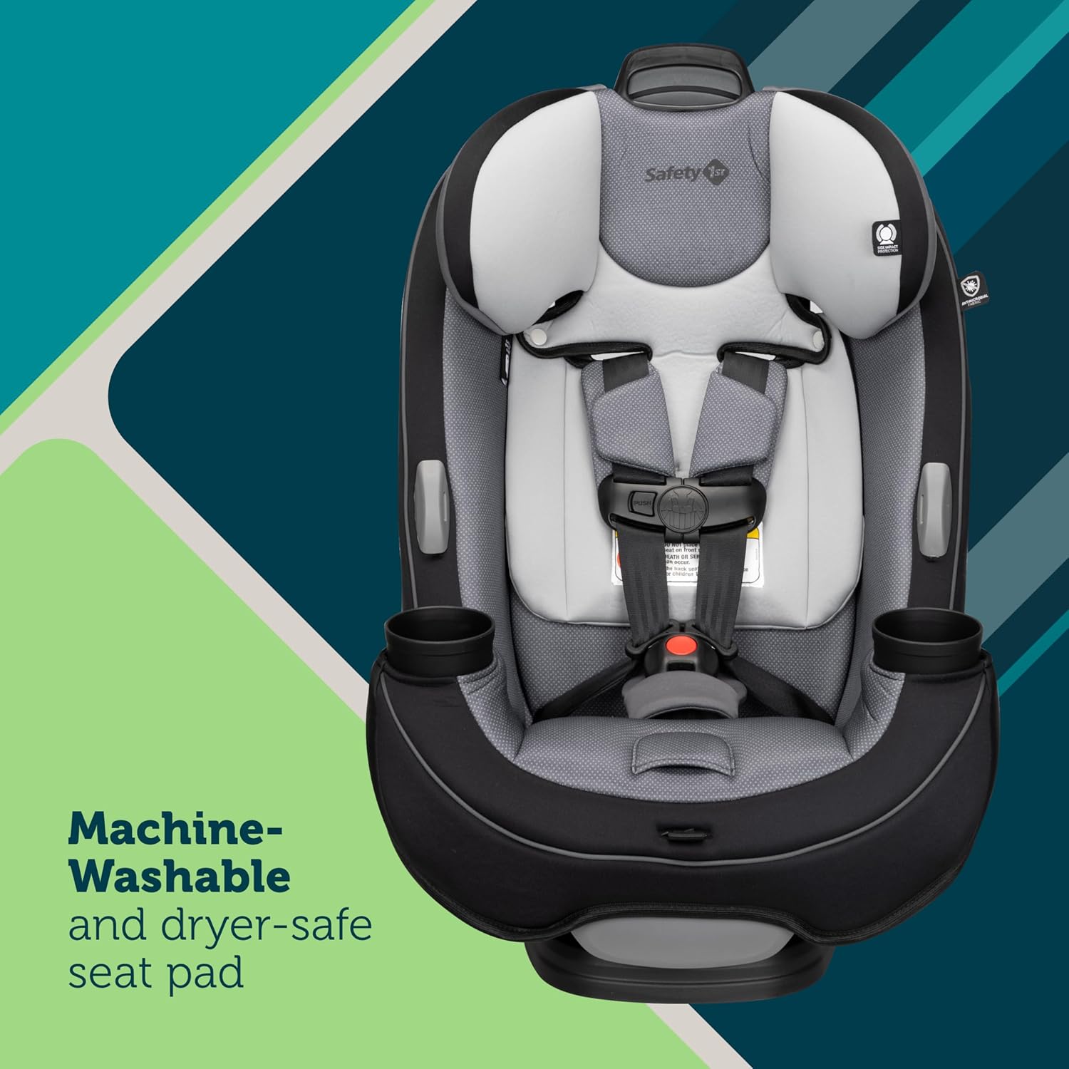 Convertible Car Seat, Rear-facing 5-40 pounds, Forward-facing 22-65 pounds, Belt-positioning booster 40-100 pounds Y58227