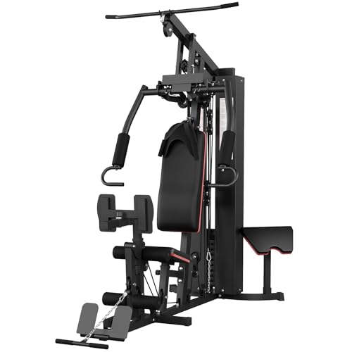 Multifunctional Home Gym Equipment with 150LBS Weight Stack U115