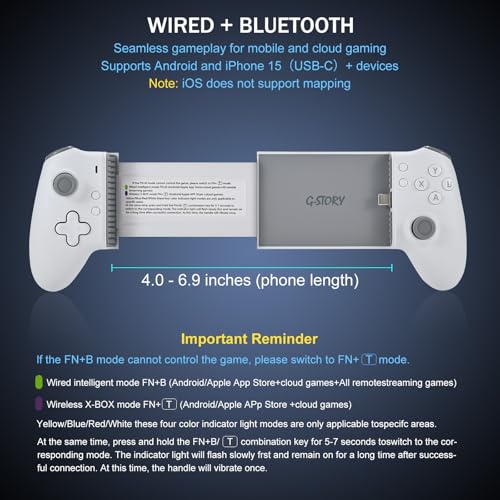 Midnight USB-C Bluetooth Mobile Gaming Controller A189537