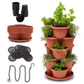 5 Tier Stackable Planter with Starter Pots Q65995