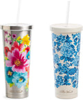 24 Oz Double Wall Vacuum Insulated Stainless Steel Tumbler Set Z425702