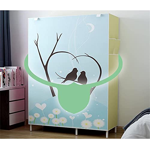 170 * 105 * 45cm Metal Bracket Fabric Wardrobe C385804