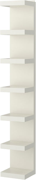 White Wall Shelf Unit, 30x190 cm U3211