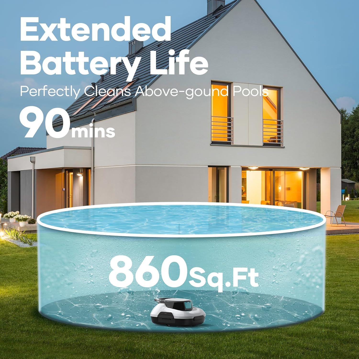 Robotic Pool Cleaner and Robotic Pool Skimmer J4573