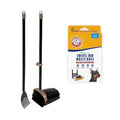 Swivel Bin & Rake Dog Poop Scooper with 20 Count Poop Bags X8676