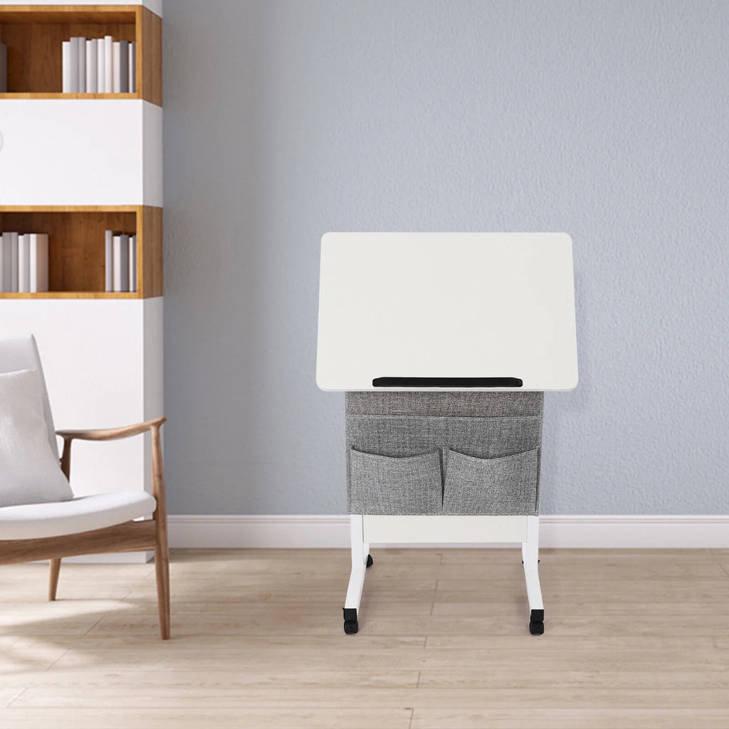 Adjustable Height Rolling Laptop Desk B878748