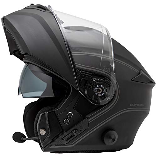Matte Black XL Modular Motorcycle Helmet F5285
