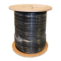 50-ohm Black Coax Cable 500 Ft H27363
