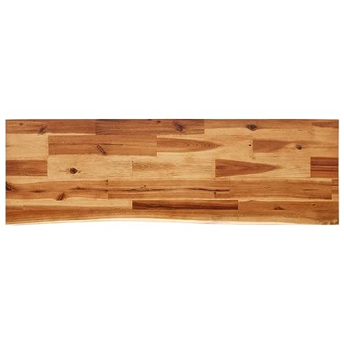 Solid Wood Acacia Console Table with Live Edge R7324