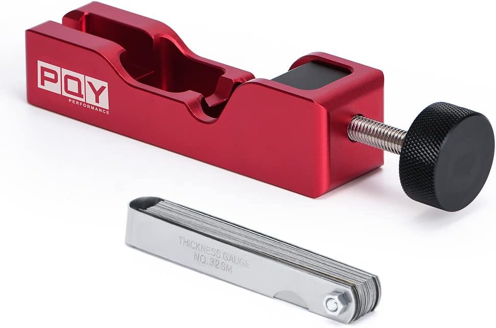 Pack of 2 Universal Spark Plug Gap Tool (red+feeler gauge) M780165