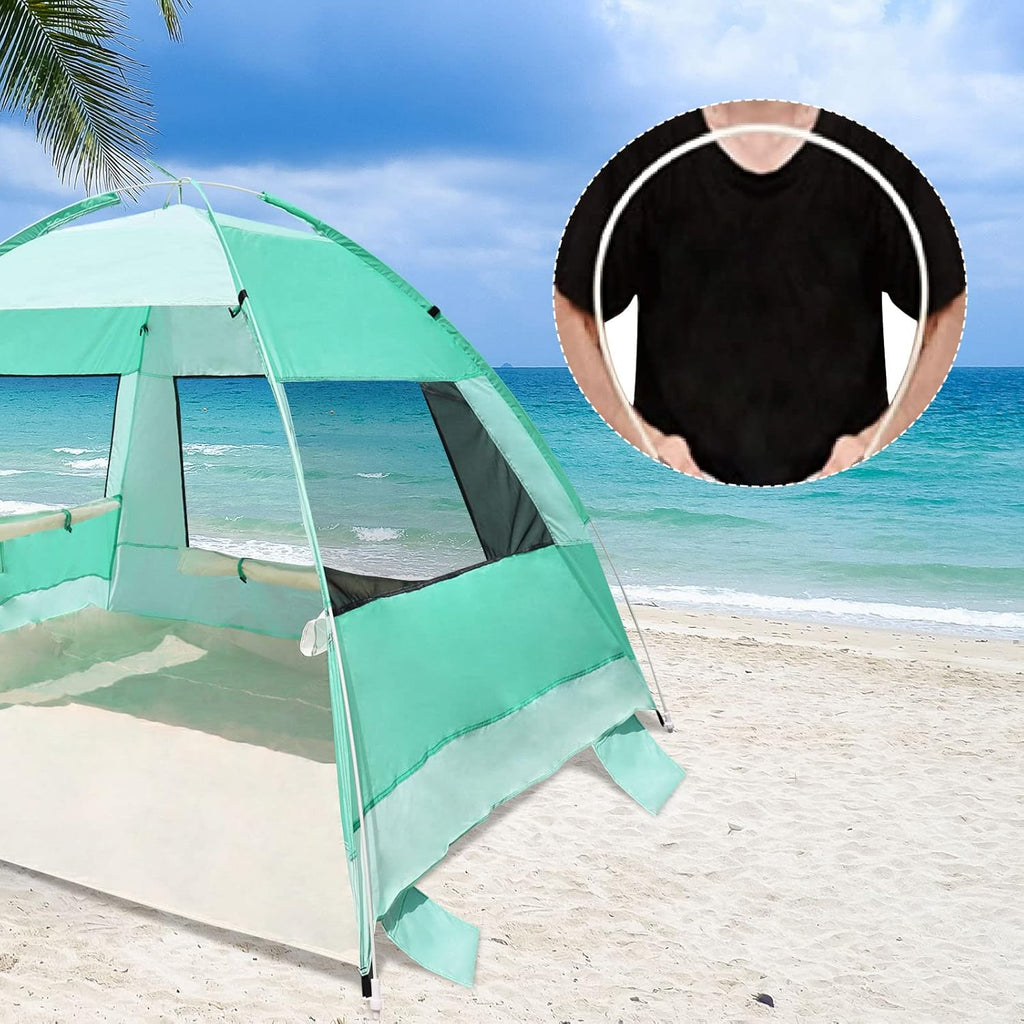Green 2 Person Pop Up Beach Tent C203821