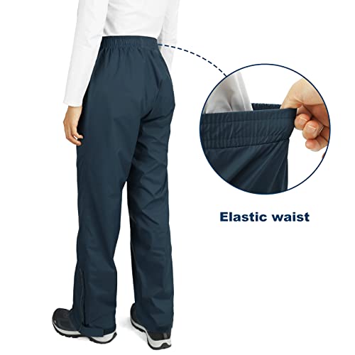 Women's Rain Pants Packable Waterproof Hiking Pants B589825