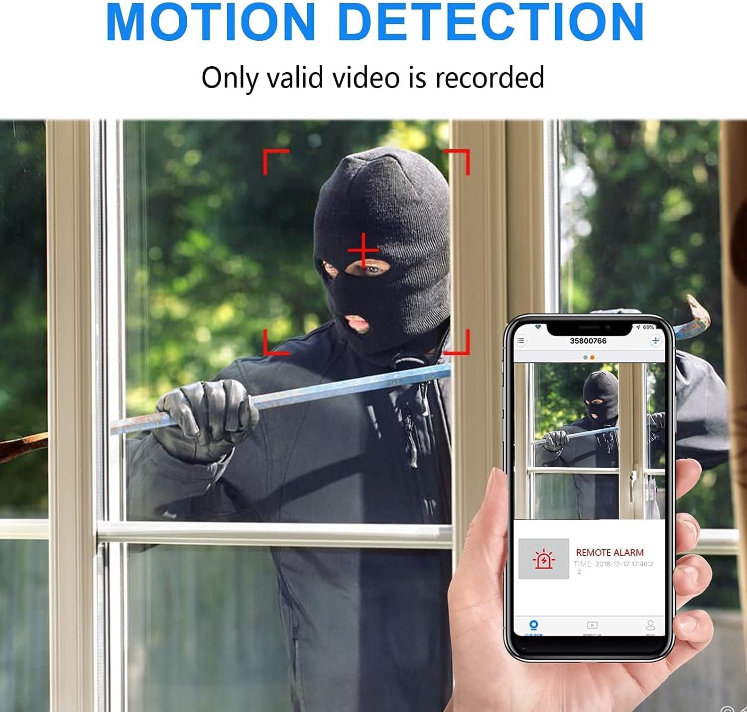 Wireless HD1080P IP Camera with Night Vision J6821