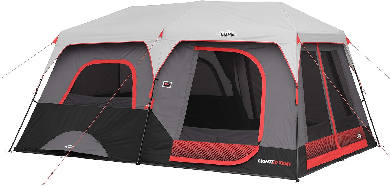 10 Person Lighted Instant Cabin Tent I374756