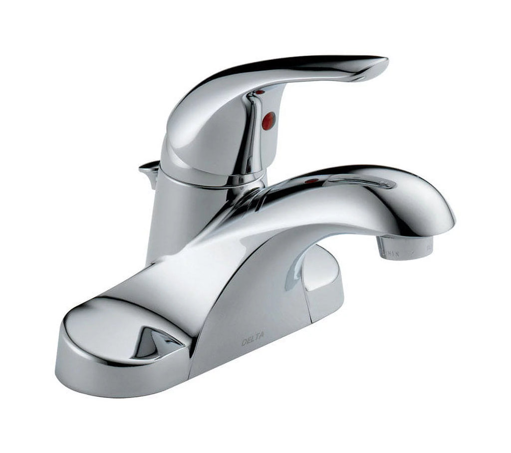 Chrome Single Handle Lavatory Pop-Up Faucet 4 in. H16931