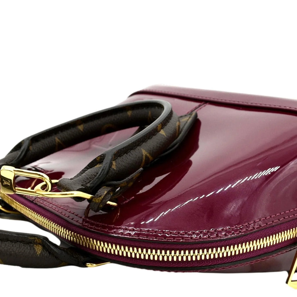 Red Leather Satchel Crossbody Bag B68106