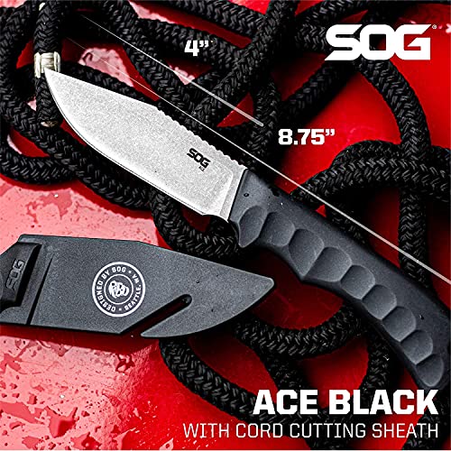 Fixed Blade Knife with Sheath, 3.8 Inch Full Tang Blade M22615