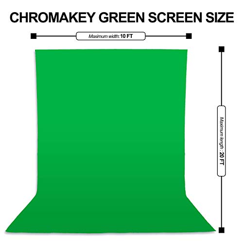 Green Screen Backdrop 6 x 9 FT V2912