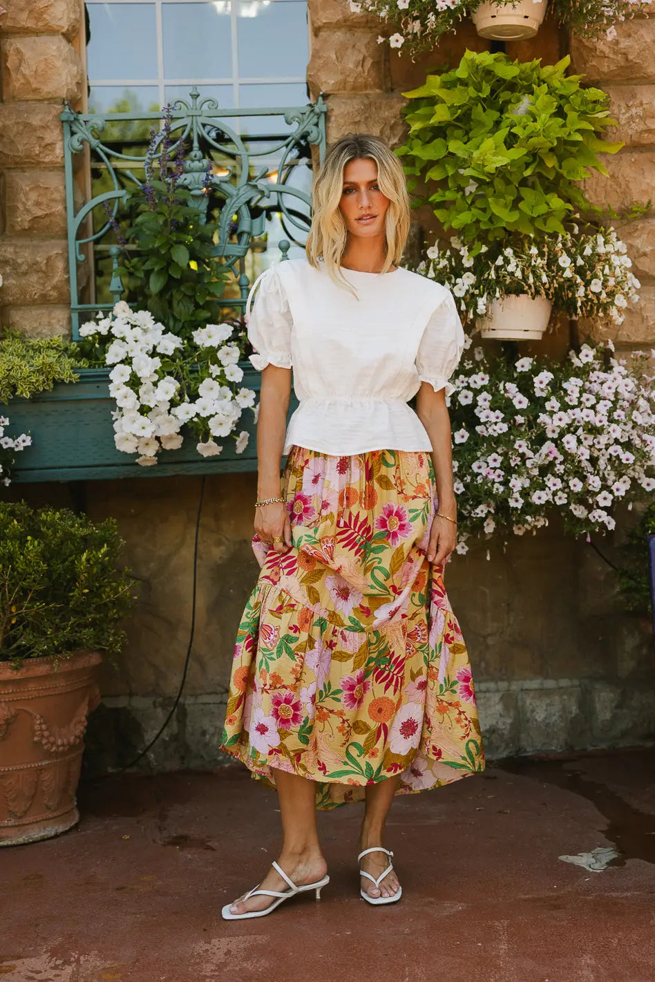 Floral Skirt C8733