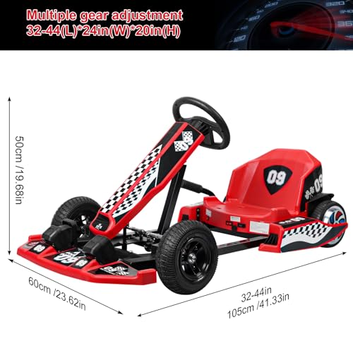 Red 36V Electric Go Kart with 350W Motor T47955