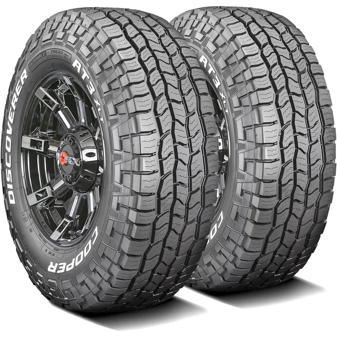 Pair of 2 Cooper Discoverer AT3 XLT LT 285/75R16 126/123R E 10 Ply A/T All Terrain Tires U39895