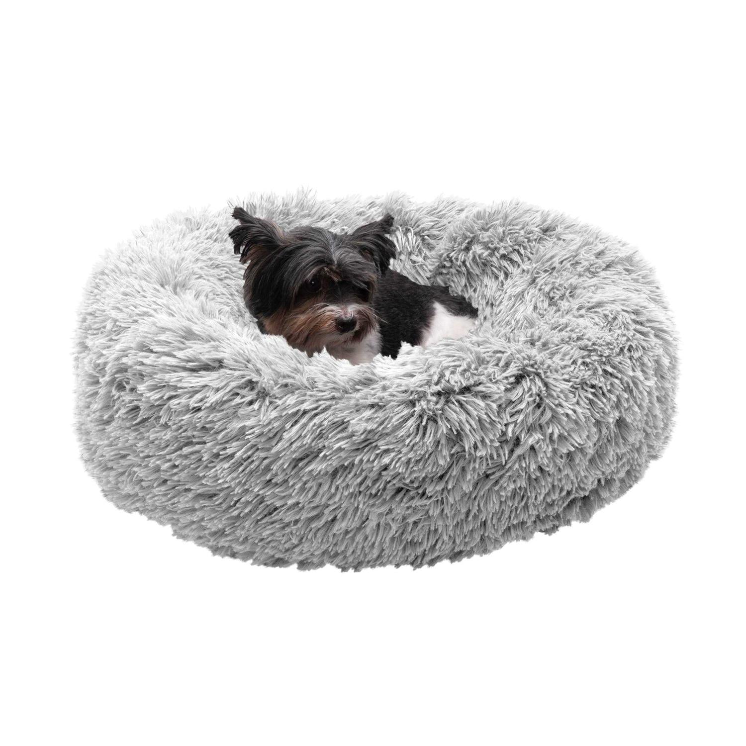 Long Fur Donut Dog Bed M678574
