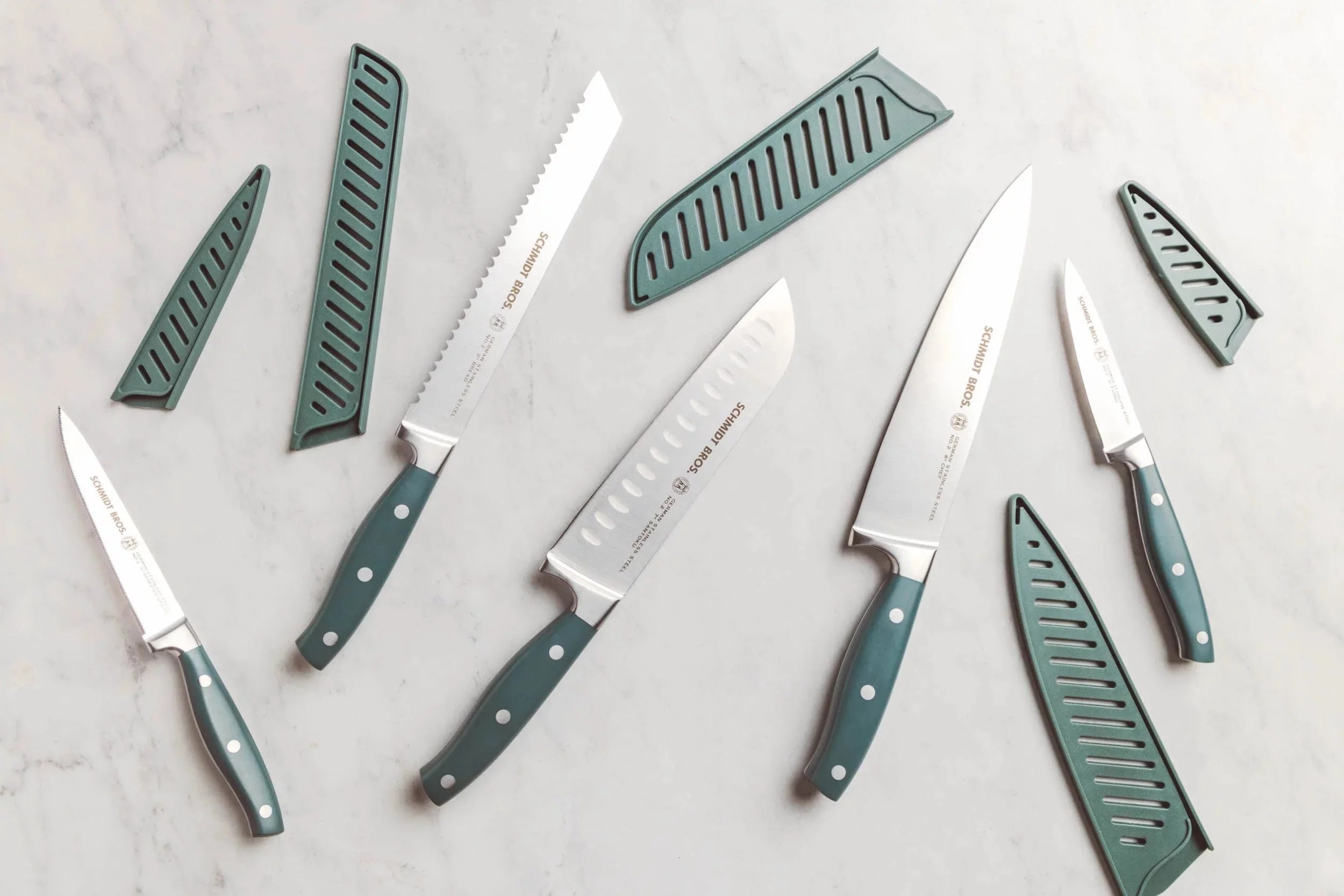 10-Piece Knife Set with Sheaths S788