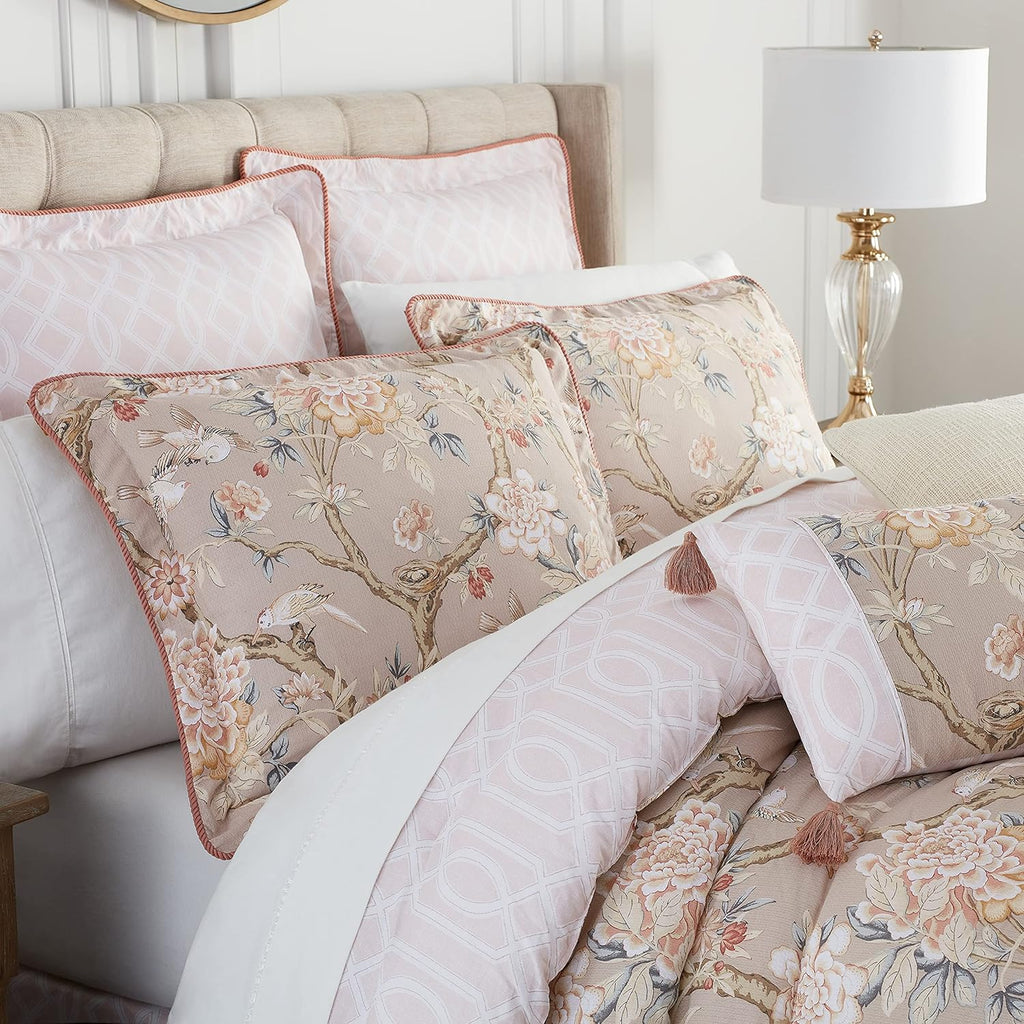 4 Piece Cotton Queen Comforter Set J121507