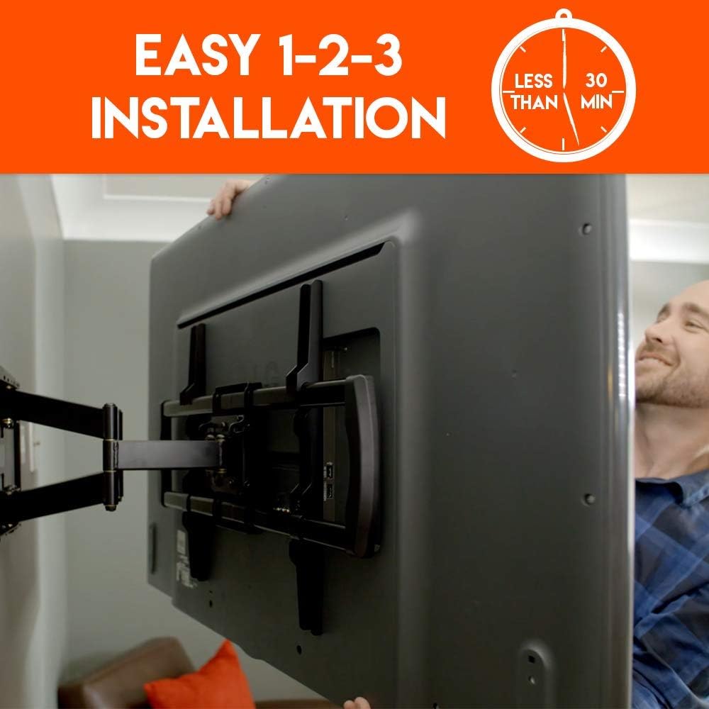 Full Motion Articulating TV Wall Mount Bracket for TVs Up to 75" J358702