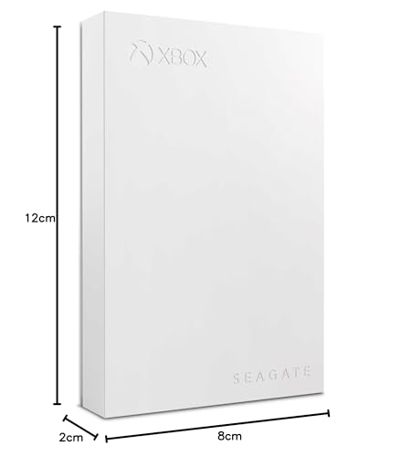 5TB External Hard Drive USB 3.2 Gen 1 RGB LED Lighting White P297868