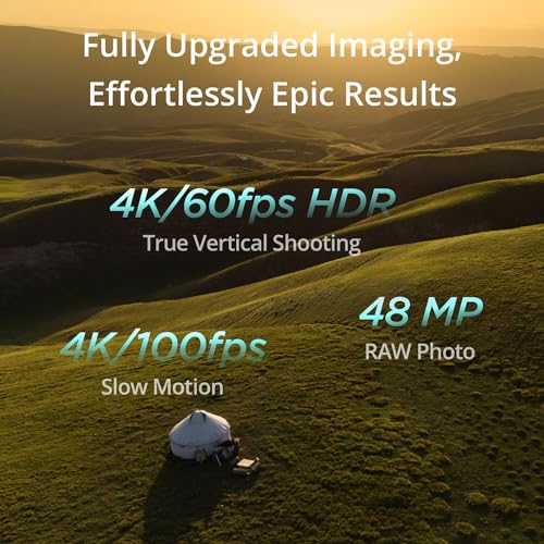 DJI Mini 4 Pro Drone Fly More Combo with RC 2 Controller, Folding Drone with 4K Video, Under 249g, 34 Mins Flight Time, 3 Batteries Bundle with 128GB Memory Card W230456