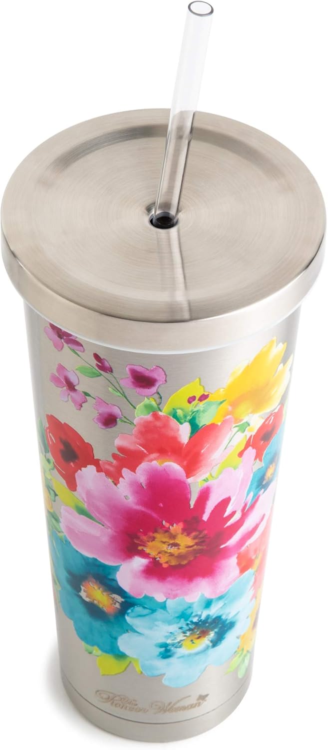 24 Oz Double Wall Vacuum Insulated Stainless Steel Tumbler Set Z425702