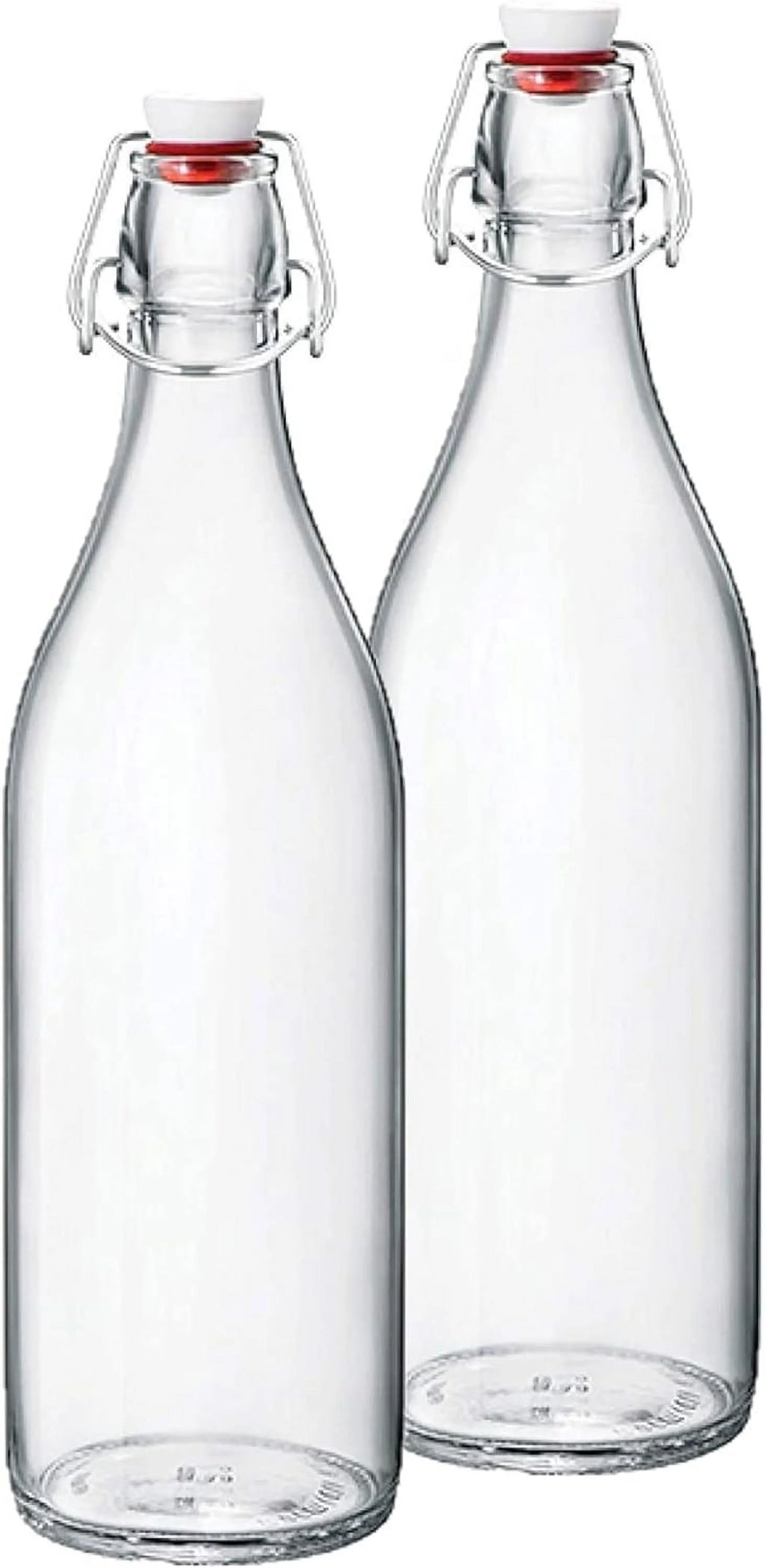 Clear Glass Bottle With Stopper, 33 3/4 oz. H546348