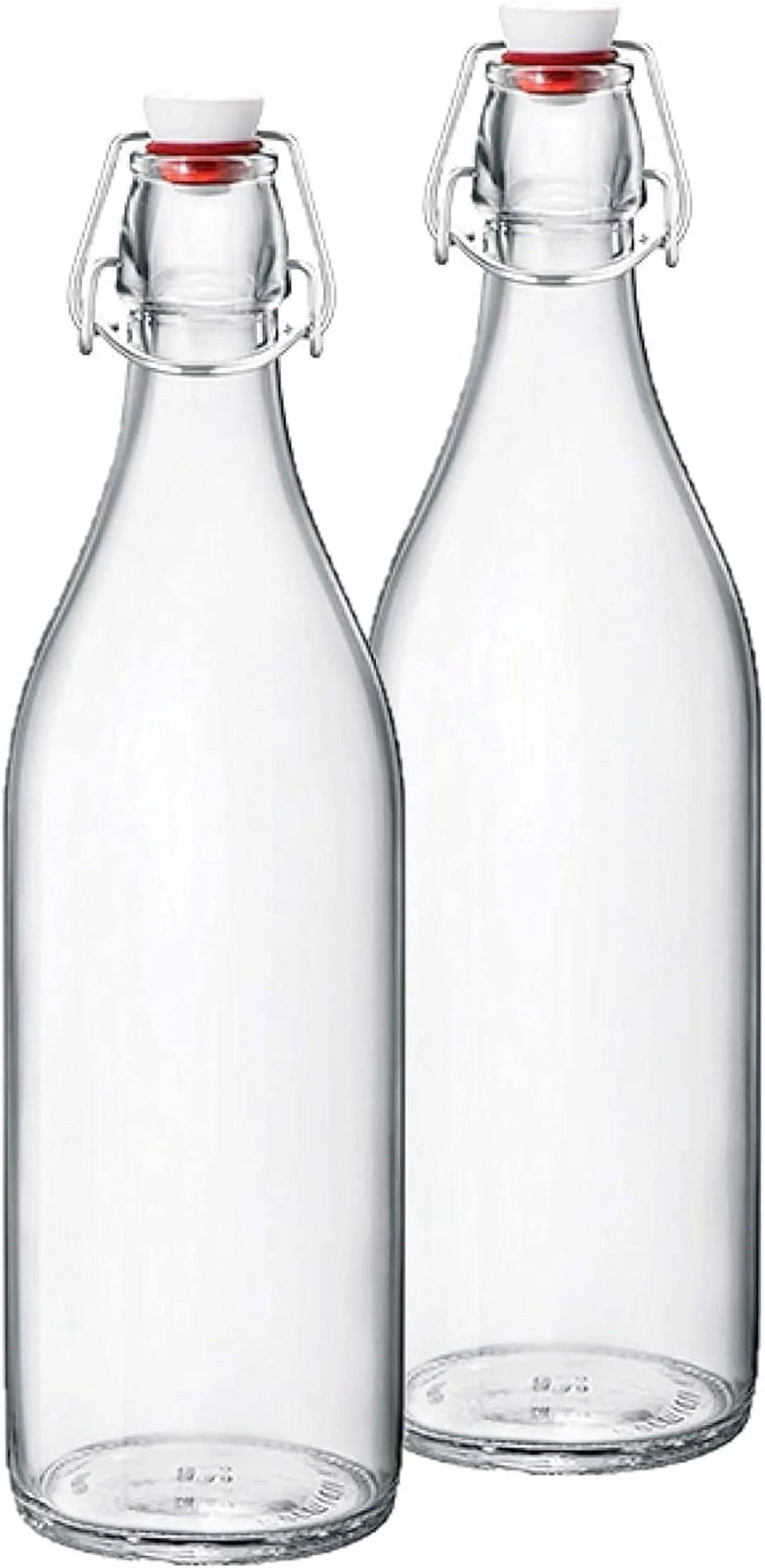 Clear Glass Bottle With Stopper, 33 3/4 oz. H546348