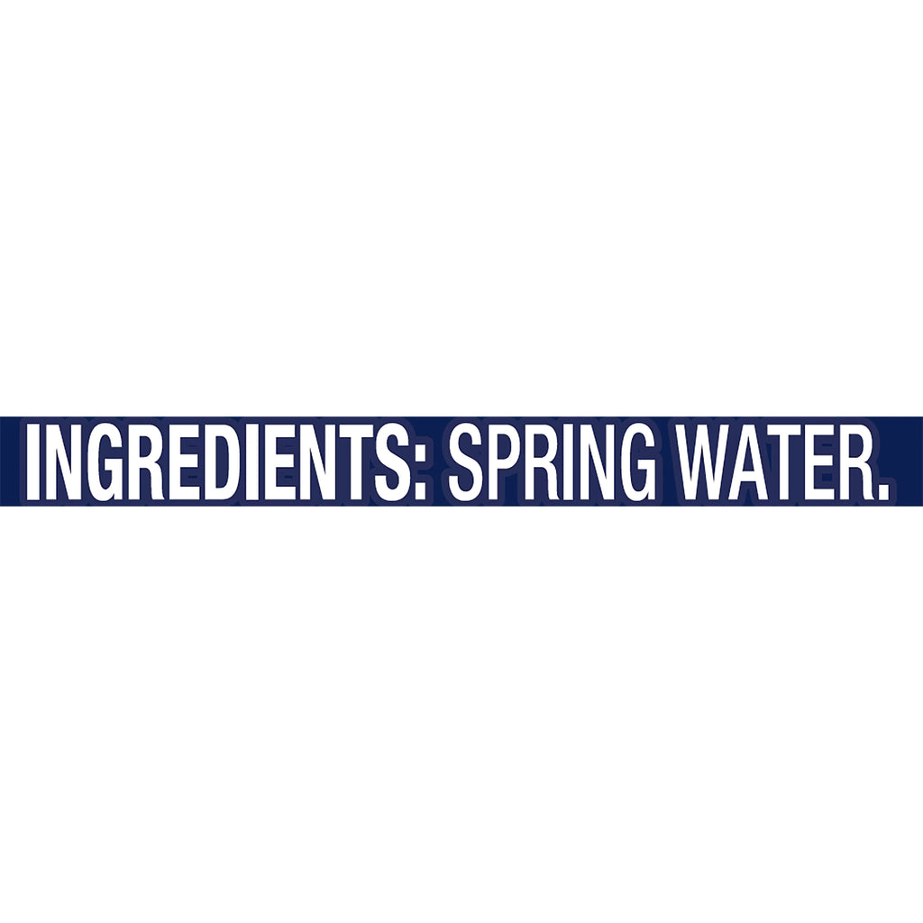 100% Natural Spring Water, 8-ounce Plastic Bottles (Total of 48) P364068