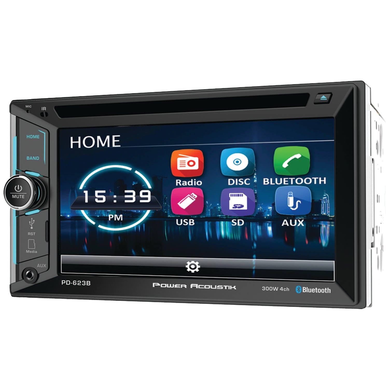 6.2x22 Double-DIN In-Dash DVD Receiver with Bluetooth E9768